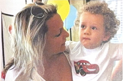 Angel with one of her young patients, Joaquin. "Angel understood that the heart leads," says Joaquin's mother. "Once she made the heart-to-heart connection with my son, learning would follow, and boy did it"
